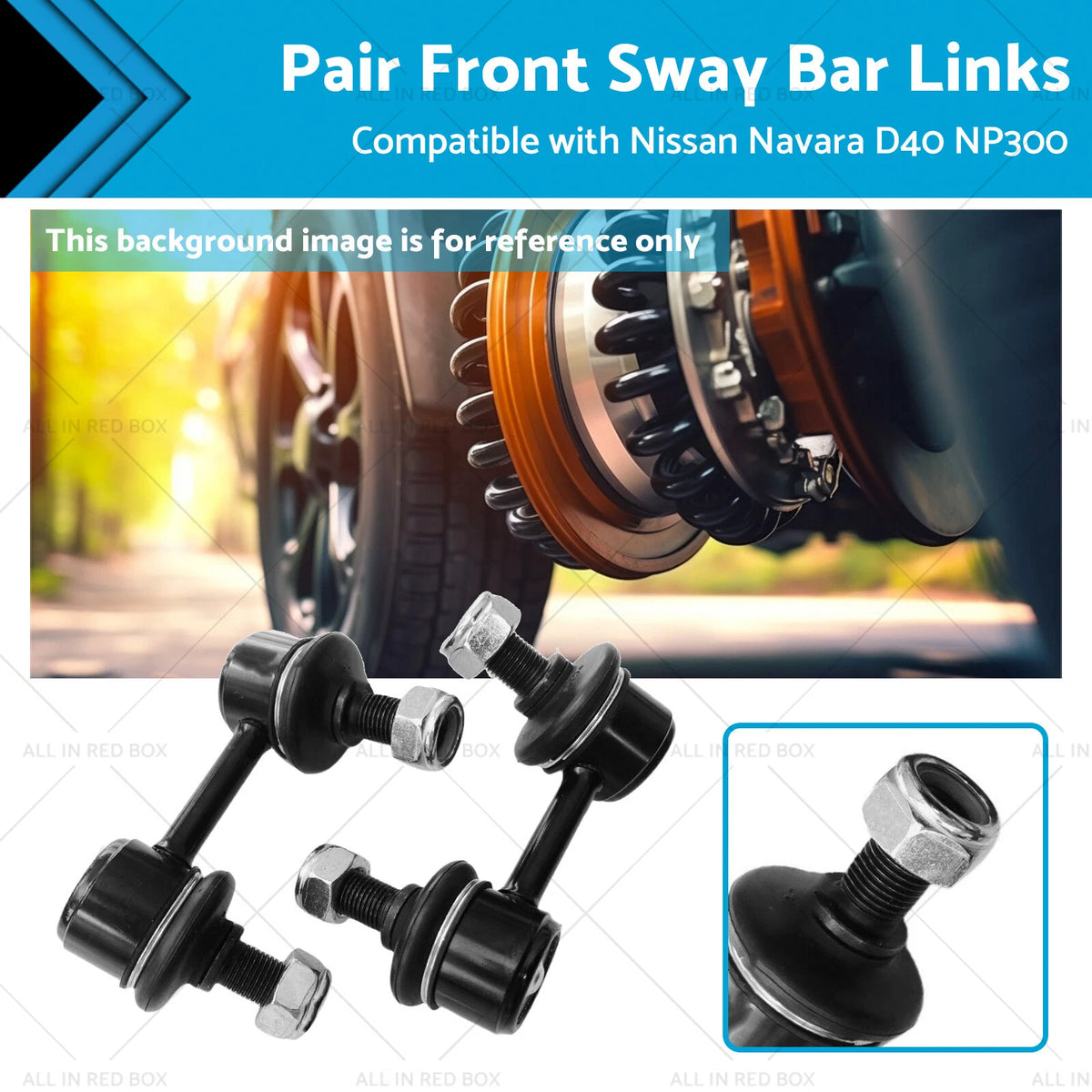 Front Sway Bar Links for Nissan Navara D40, Pathfinder R51, NP300 (2005–2015)