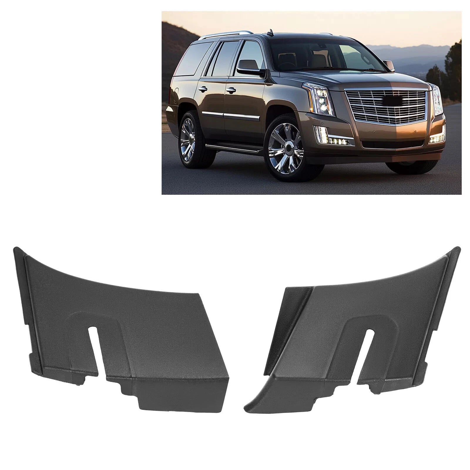 Cowl Panel Vent Grille End Caps for Chevrolet Avalanche/Suburban/Yukon (2007–2014)