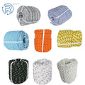 Set of 4 Heavy Duty Braid Polyester Arborist Bull Tree Ropes 200ft