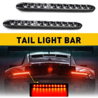 2X 15" Waterproof Red LED Stop Brake Turn Tail Light Bar for Truck Trailer