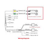 12V Car Blind Spot Detection Lens Light Alarm for Safety Driving