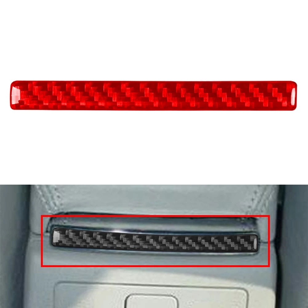 Center Armrest Box Rear Strip Cover Trim Red for Volkswagen Passat B5 (2001–2005)