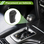 1 Pc Gear Shift Knob Cover for Chevrolet Malibu (2016–2020) Pebbled Black Beige