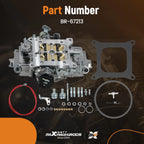 4BBL Carburetor Kit w/ Gasket for BR-67213 (750cfm, Electric Choke)