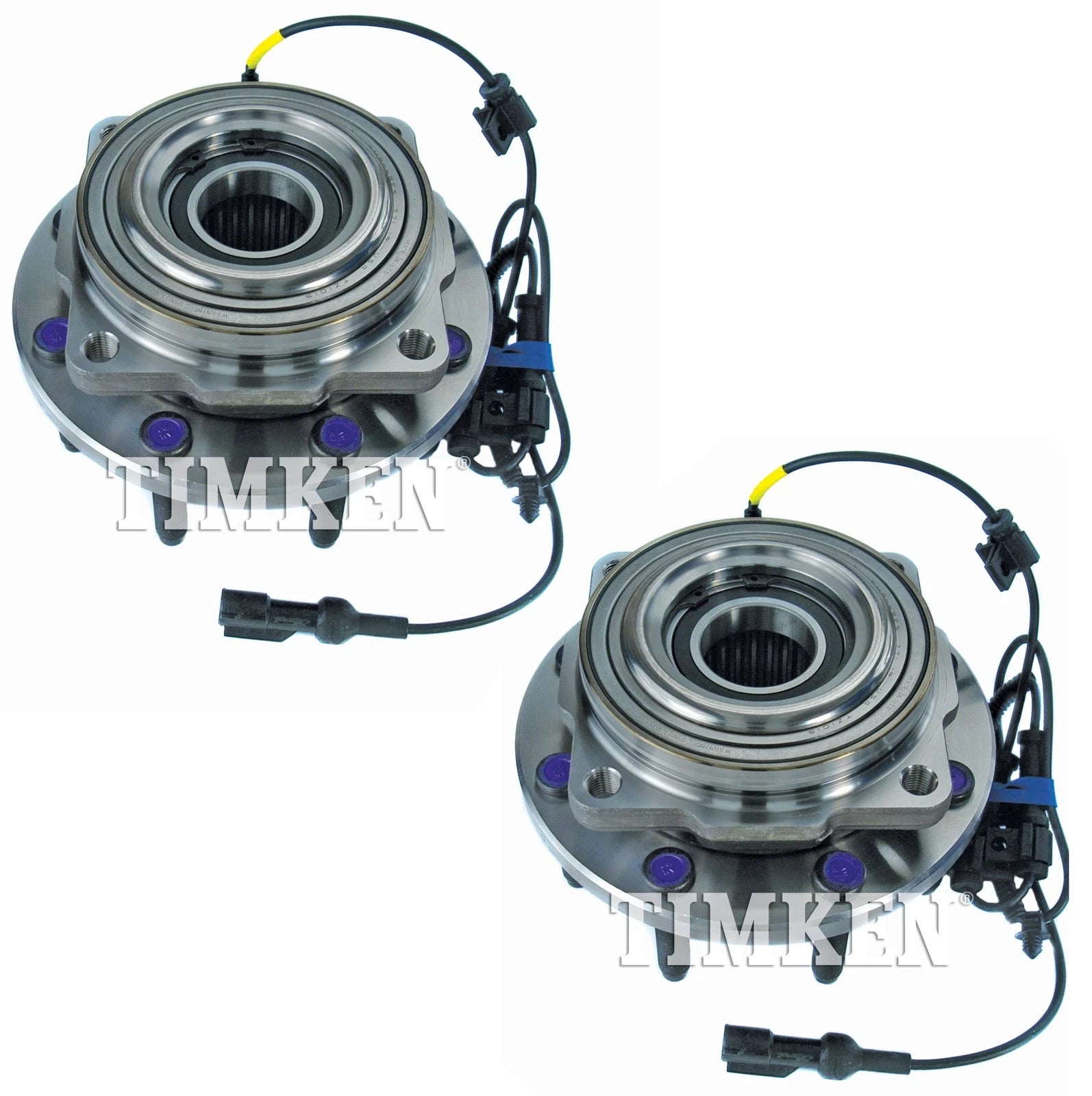 Set of 2 Timken Front Wheel Bearing & Hub Kits for Ford F-250 F-350 (1999–2023)