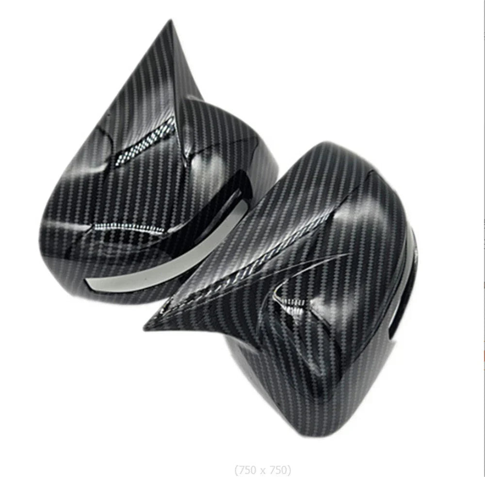 Carbon Fiber Ox Horn Rear View Mirror Cover for Honda Civic (2012-2015)