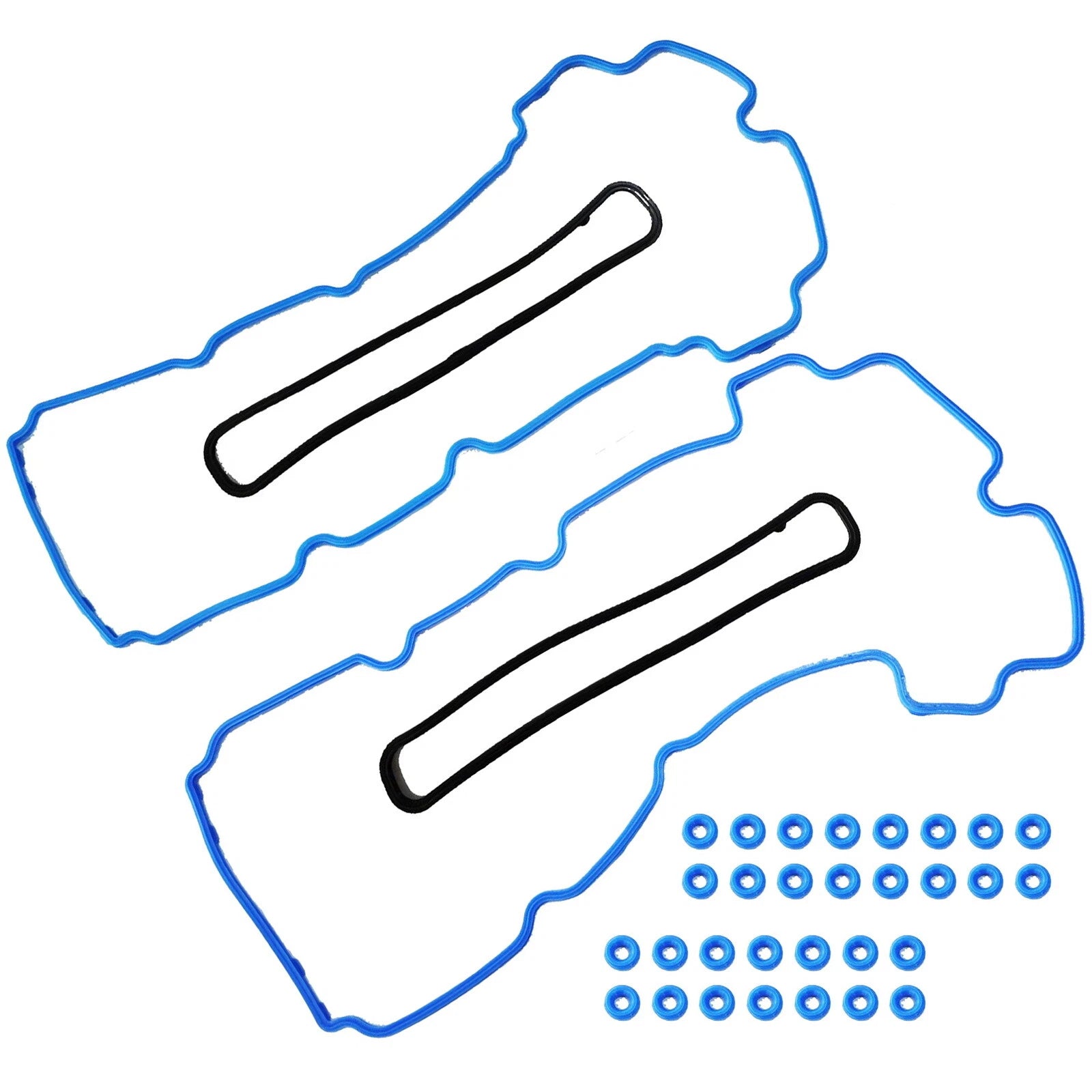 Set of 2 Valve Cover Gaskets for Jaguar Lincoln LS S-Type (2000–2003)