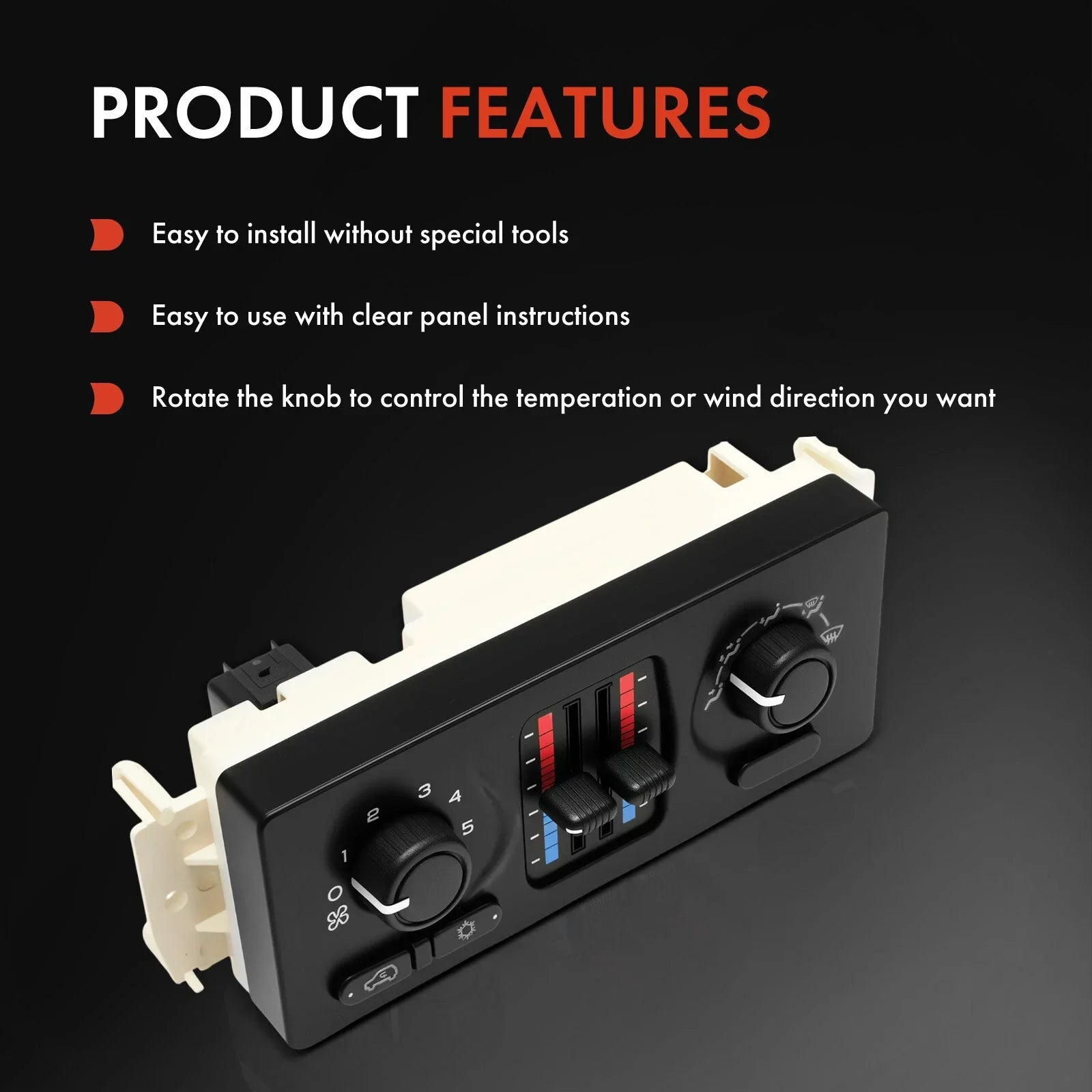 Manual A/C & Heater Control Module for Chevrolet Silverado 1500 (2007–2013)