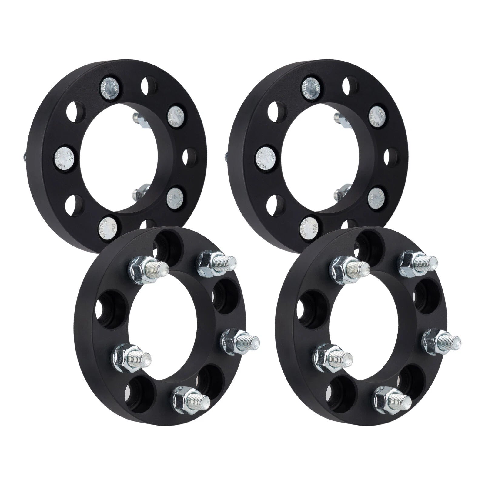 Wheel Spacers for Chevrolet GMC (1980–1995) 4Pcs 1" 12x1.5, 5x4.75 to 5x4.5