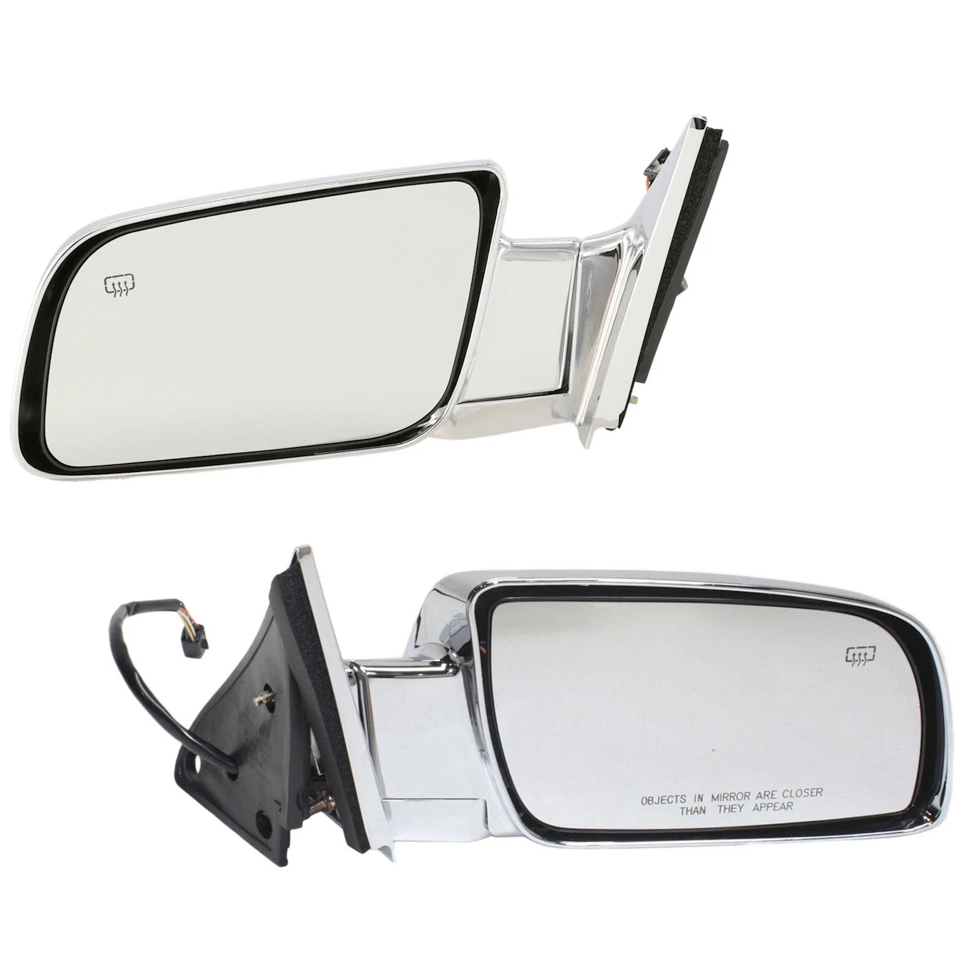 Set of 2 Heated Mirrors for Chevy Suburban K3500
