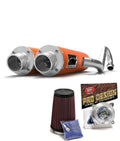HMF Performance Dual Full Exhaust Muffler for RZR 900XP (2015–2020)