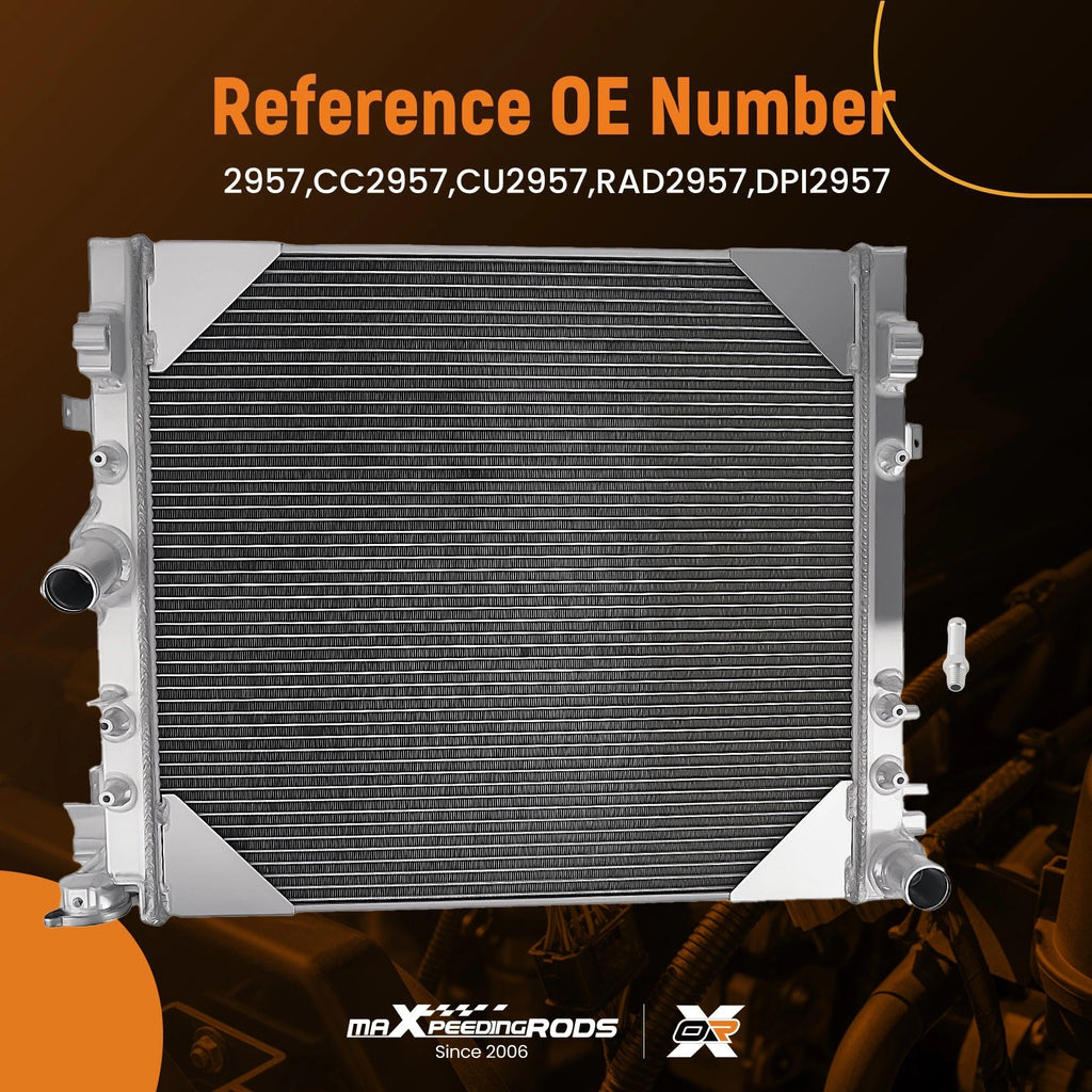 3-Row Radiator for Jeep Wrangler Sport/Sahara (2007–2018)