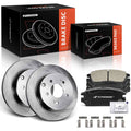 Rear Disc Brake Rotors & Ceramic Pads for Mitsubishi Eclipse (2006–2012)