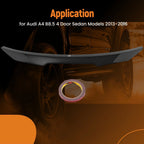 Carbon Fiber Trunk Spoiler for Audi A4 B8.5 (2013–2016)