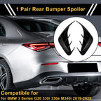 Rear Bumper Spoiler for BMW 3 Series G20 330i 330e M340i Gloss Black ABS