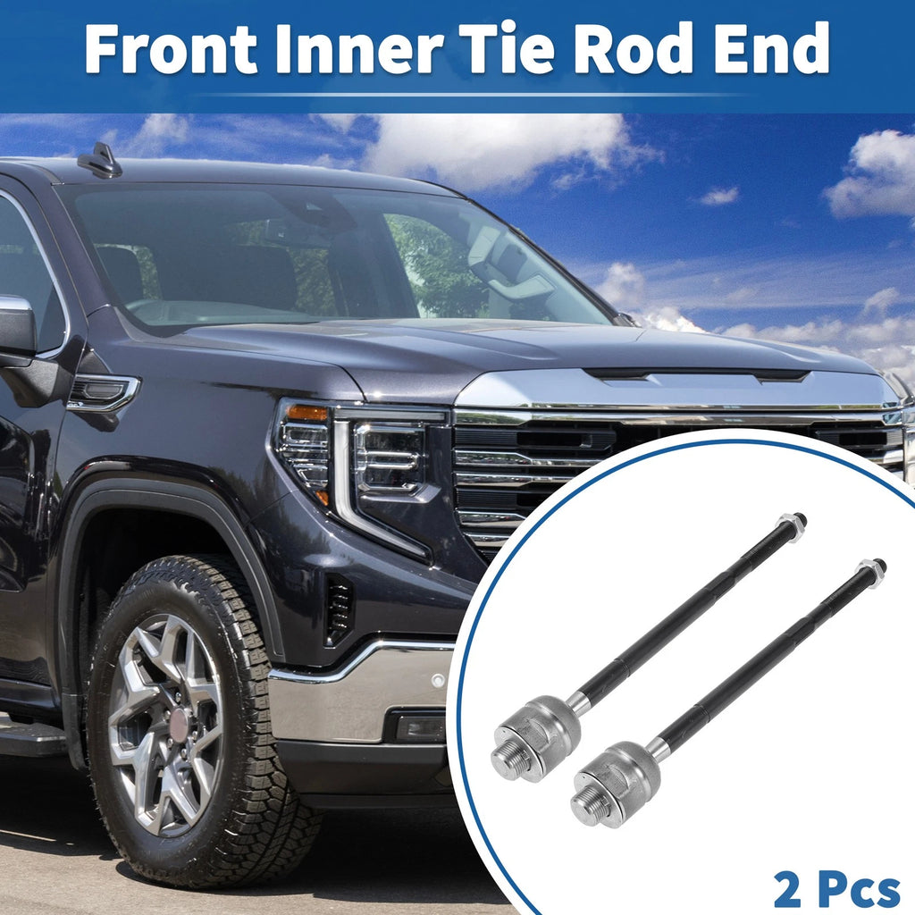 2X Front Inner Tie Rod End Links for Chevrolet Express 1500 2500 (1996–2023)