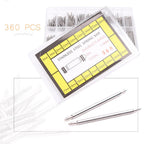 Watchmaker Repair Tools Set of 360 Spring Bars Link Pins 8-25mm