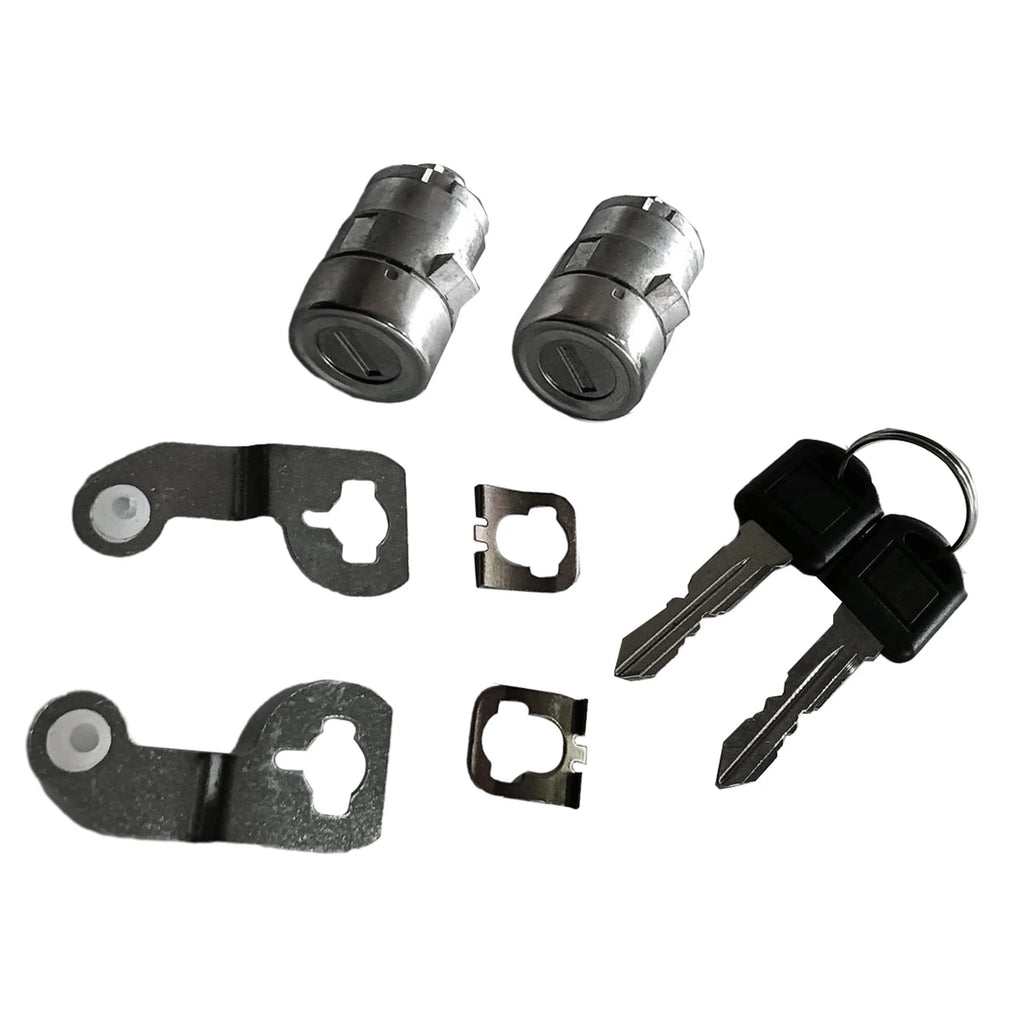 Door Lock Cylinder Set with Keys for Chevy Silverado (2001–2006)