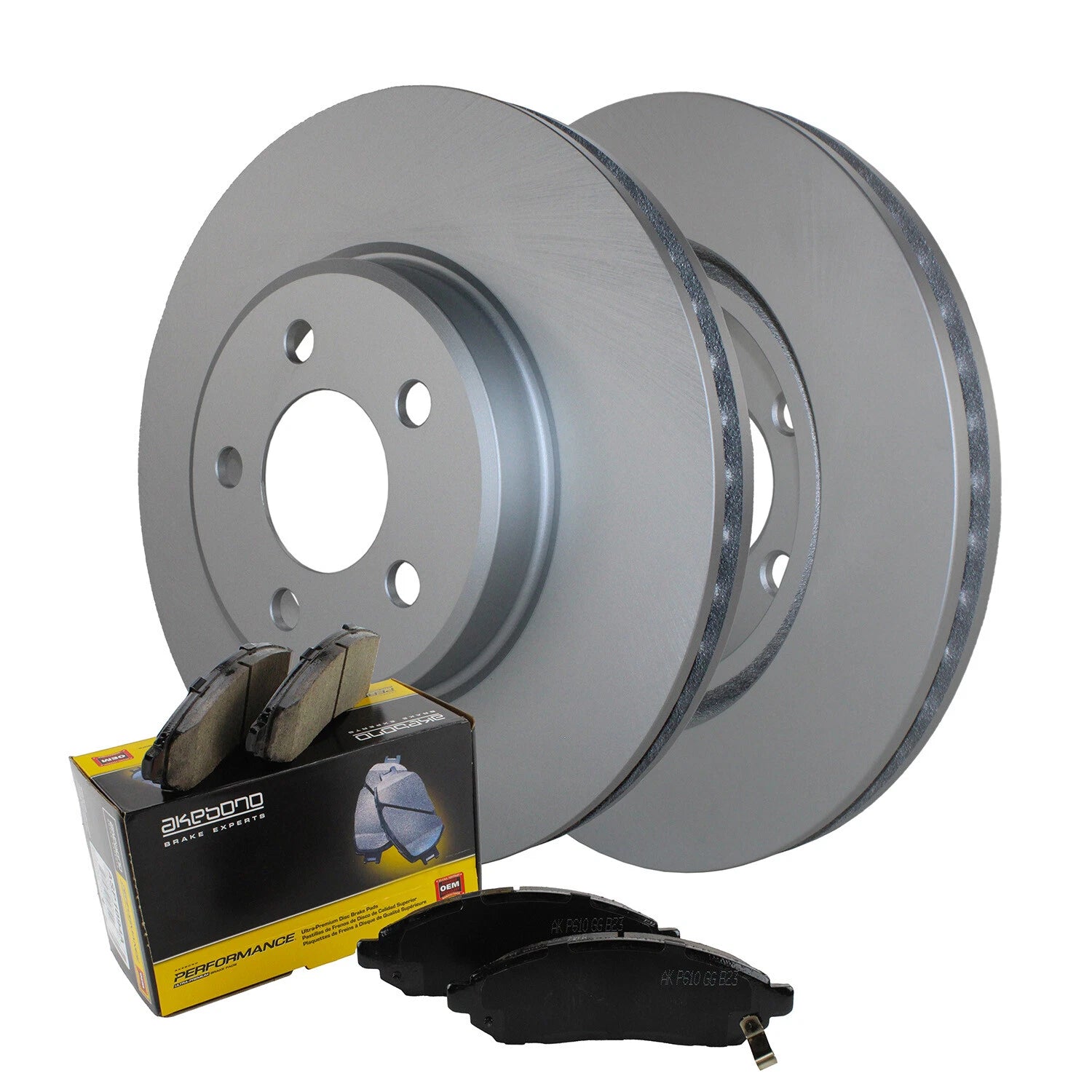 Front Brake Kit 320mm Rotors & Akebono Pads for Chrysler Dodge