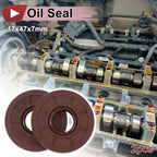 2X Oil Seal Rotary Shaft Seal   17x47x7mm FKM Rubber