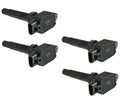 Set of 4 NGK Direct Ignition Coils for Mazda 3 Sport (2010–2013) CX-3 (2016–2021) CX-5 (2013–2016)