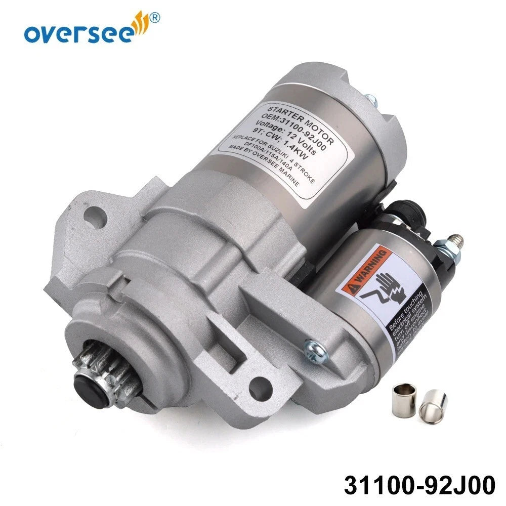 Outboard Starting Motor for Suzuki DF100 DF115 DF140 (31100-92J00)