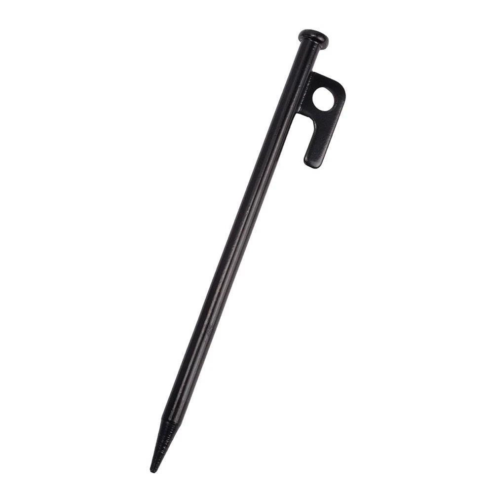Set of 4 Portable Camping Tent Stakes with Reflective Guy Lines