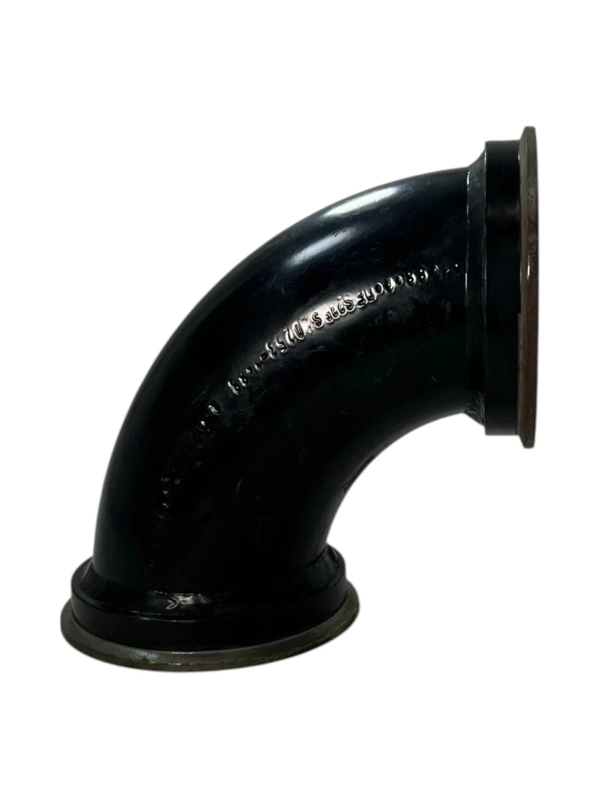 Exhaust Pipe Elbow for Volvo Penta (3829021) 4.5in Flange OD, Steel Cast