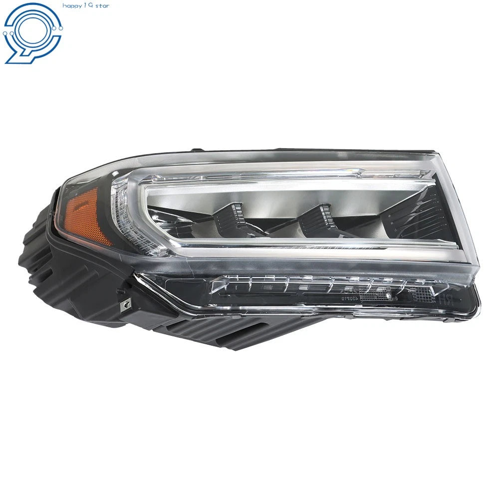 Full LED Headlight for GMC Acadia AT4 (2020-2023) Chrome Clear