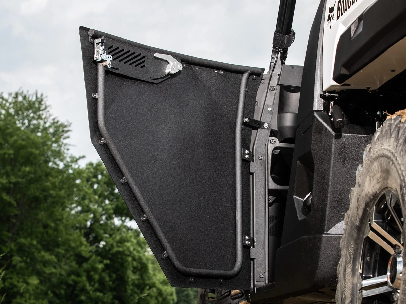 SuperATV Heavy Duty Aluminum Doors for Bobcat UV34 (2019–Present)