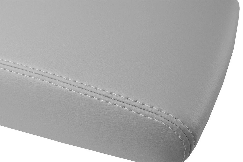 Leather Console Lid Pull Over Cover for Lexus ES350 (2013–2018) Gray