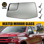 Driver Side Mirror Glass for Chevy Silverado GMC Sierra (2019–2023) Heated
