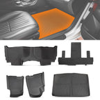 Set of 4 TPE All-Weather Carpet Floor Mat Liners for Chevrolet Suburban GMC Yukon XL (2021–2025)