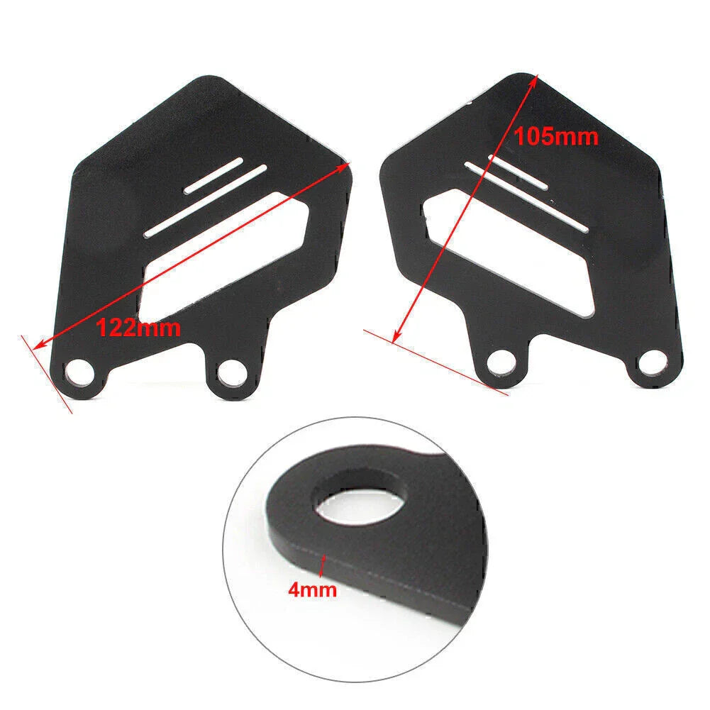 Aluminum Front Brake Caliper Cover for 2018-2019 BMW F750GS F850GS Black