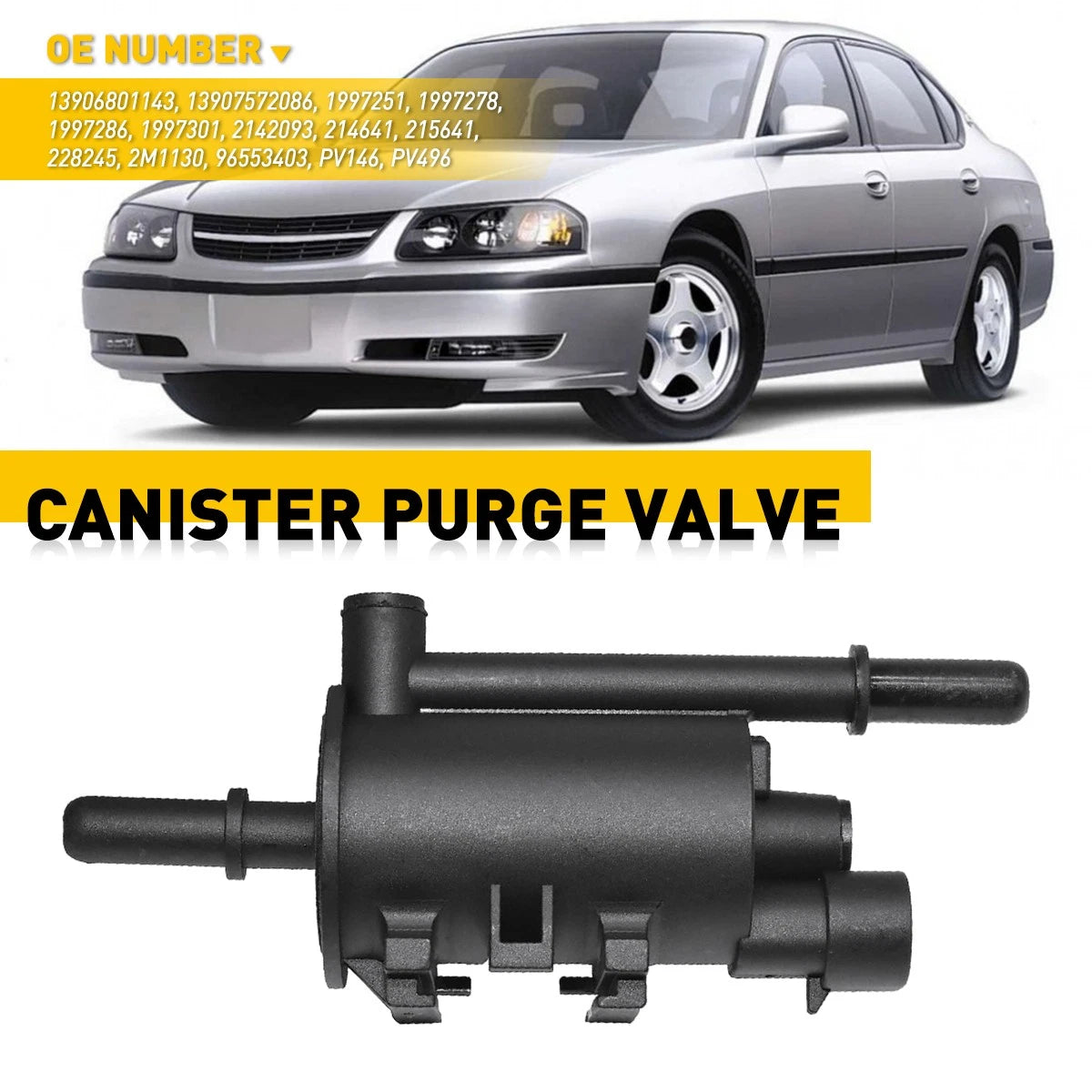 Canister Purge Valve for Chevrolet Impala Monte Carlo & Buick Lesabre (2000–2005)