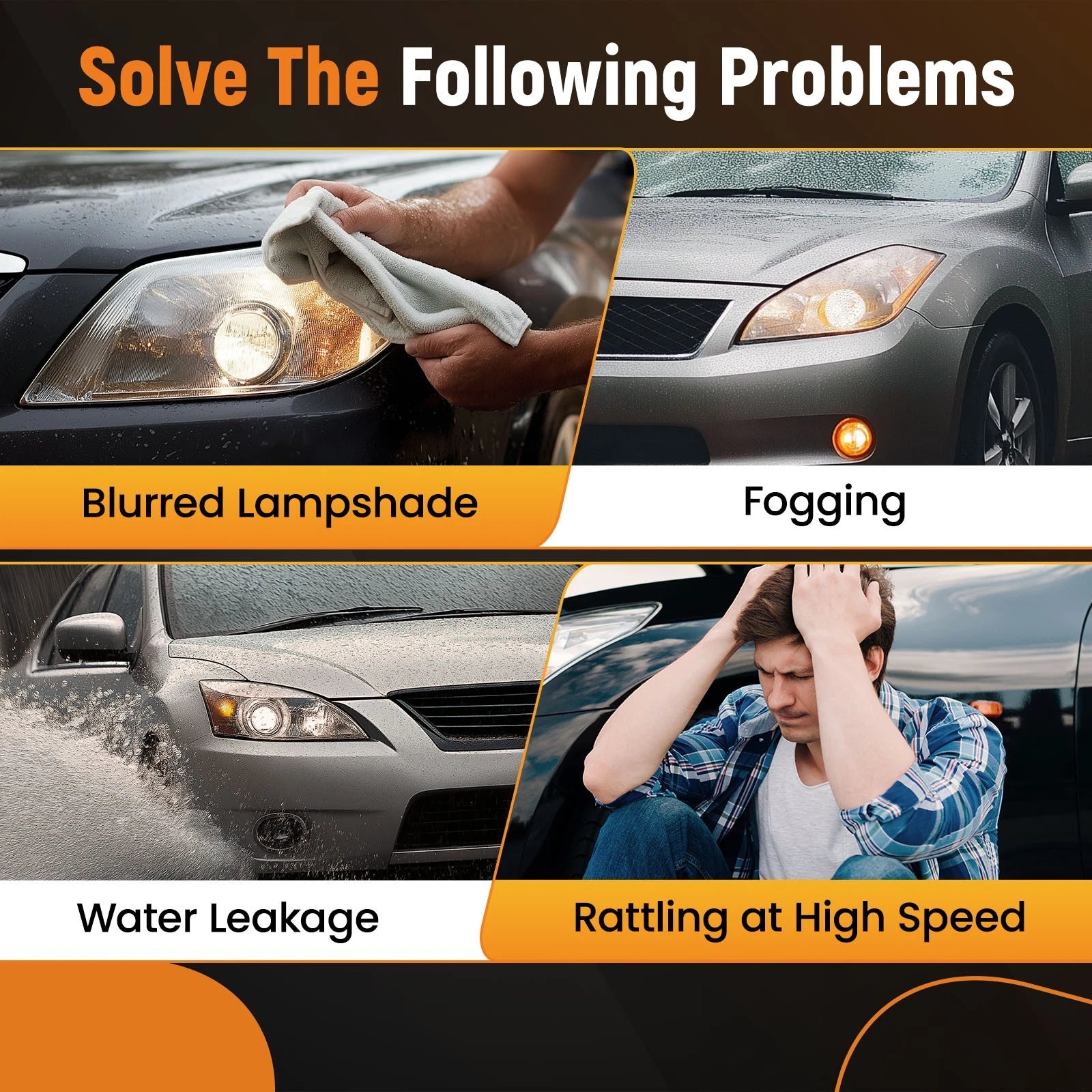 Headlight Lens Cover for Land Rover Range Rover Sport (2006–2009)