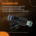 6X Fuel Injectors for Chevy Malibu Monte Carlo 3.5L 3.9L V6 (2006–2010)
