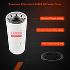 Oil Lube Fuel Filter for Cummins ISL ISL9 ISB PX-9 6CT (Fits Fleetguard)