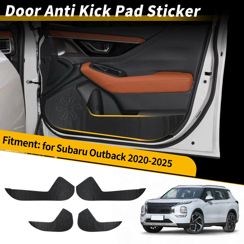Car Door Anti Kick Pad Sticker Scratch Protector for Subaru Outback (2020–2025)
