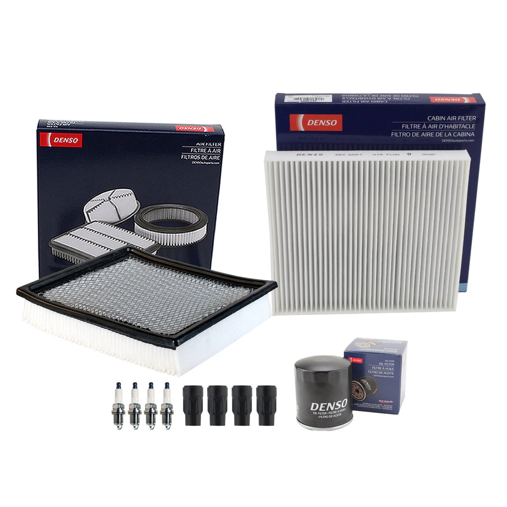 Denso Tune Up Kit 4 Spark Plugs & Boots for Dodge Journey (2009–2015)