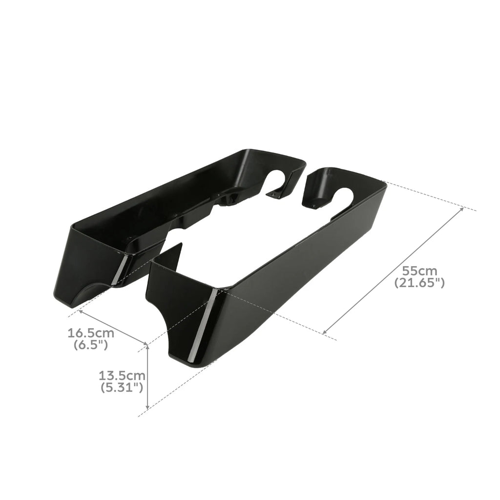 4" Stretched Extended Saddlebag Extensions for Harley Electra Glide (1994–2013)