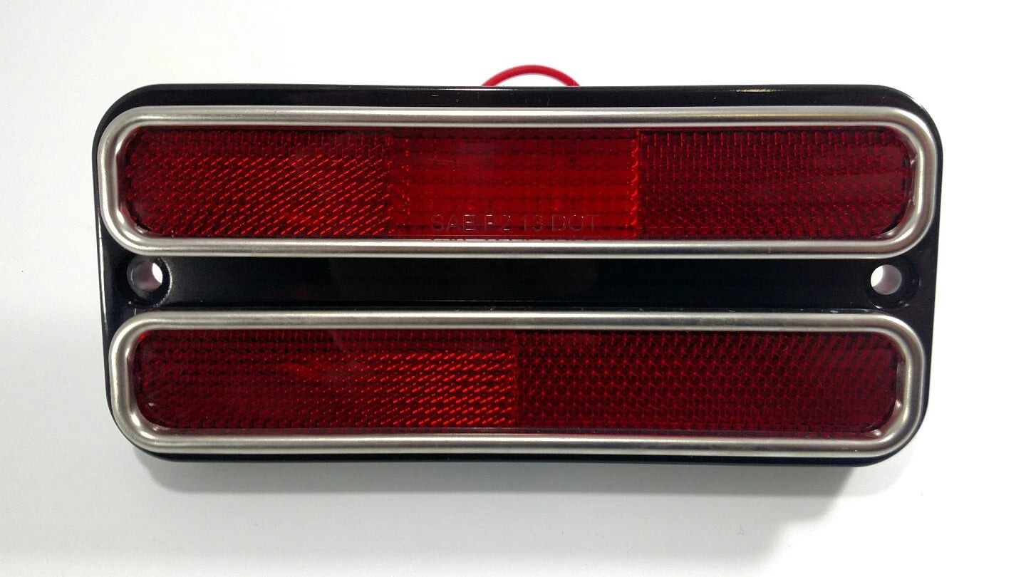 LED Side Marker Light Set Red Amber for Chevy Truck (1968–1972)
