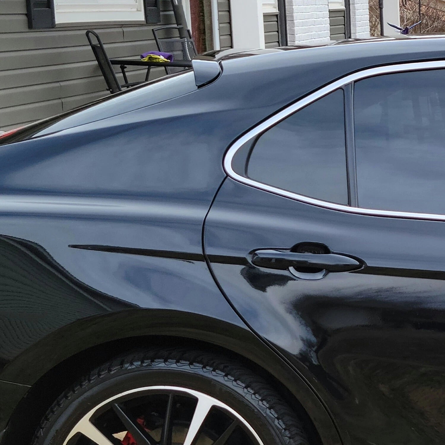 Glossy Black Rear Window Roof Spoiler for Toyota Camry (2018–2024)