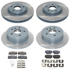 Set of 4 DuraGo Disc Brake Rotors & TRW Ceramic Pads for Avalon Camry ES350 (2005–2019)