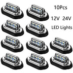 10X LED License Plate Light for Universal Fit Truck Trailer Car Caravan