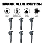 6x Ignition Coils for Hyundai Santa Fe Azera Genesis Veracruz Sonata (2006–2019) UF546