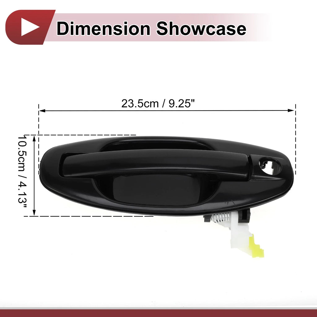 Exterior Door Handle for Hyundai Santa Fe (2013–2018) Front Right No. 8265026000 Black
