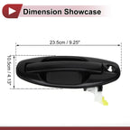 Exterior Door Handle for Hyundai Santa Fe (2013–2018) Front Right No. 8265026000 Black