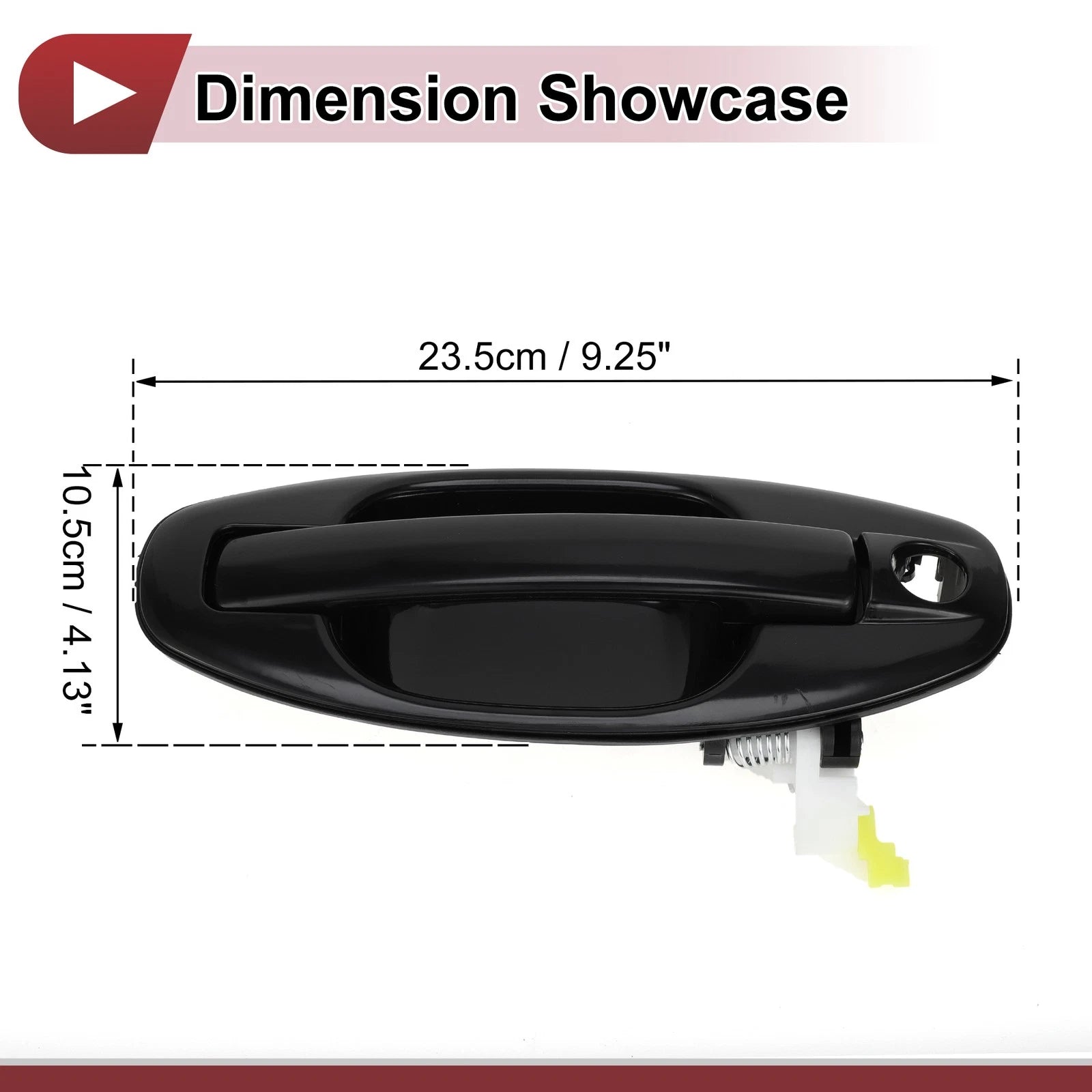Exterior Door Handle for Hyundai Santa Fe (2013–2018) Front Right No. 8265026000 Black