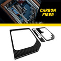 Carbon Fiber Gear Shifter Panel Cover Sticker Trim for Toyota Tundra (2014–2021)